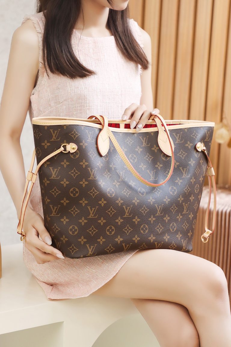 LV Neverfull Shopping Bag photo review