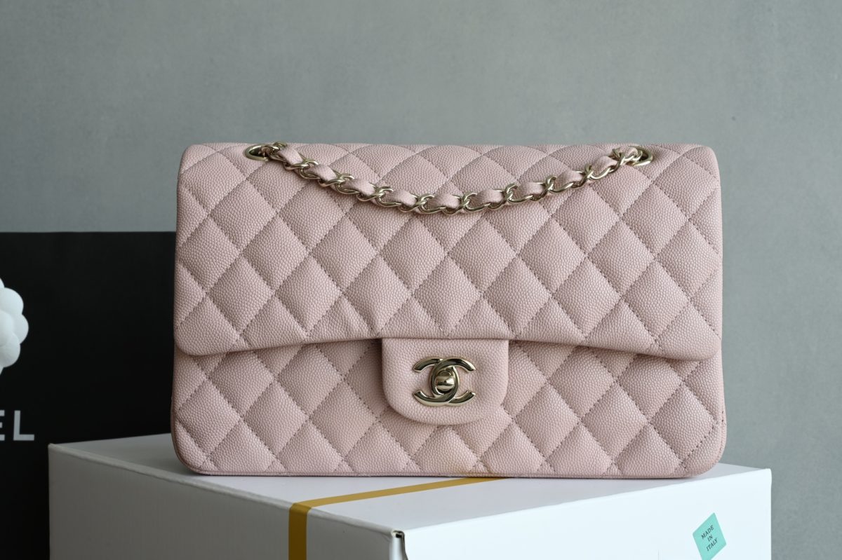 Chanel Classic Flap Caviar Bag - Image 1