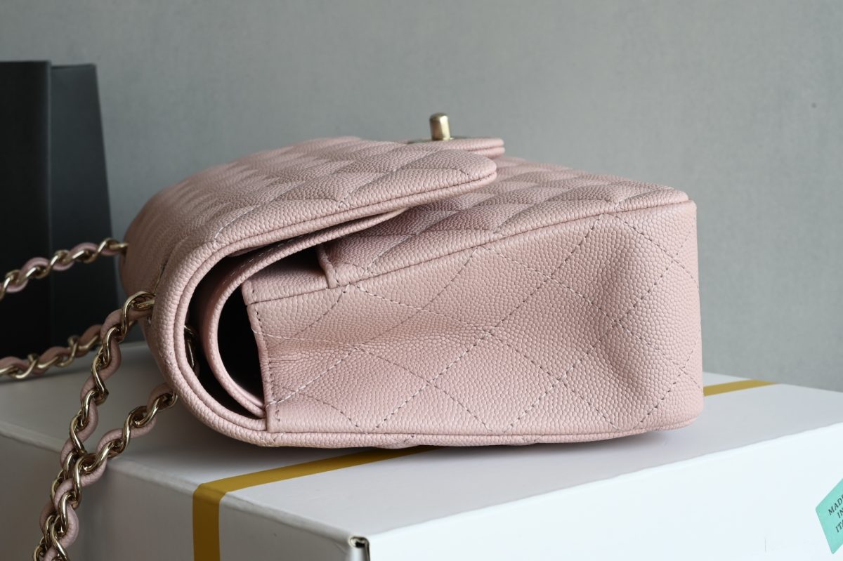 Chanel Classic Flap Caviar Bag - Image 4