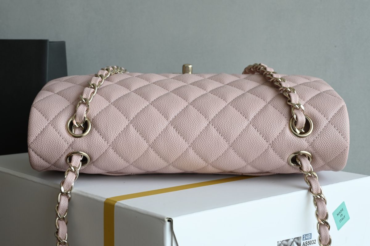 Chanel Classic Flap Caviar Bag - Image 5
