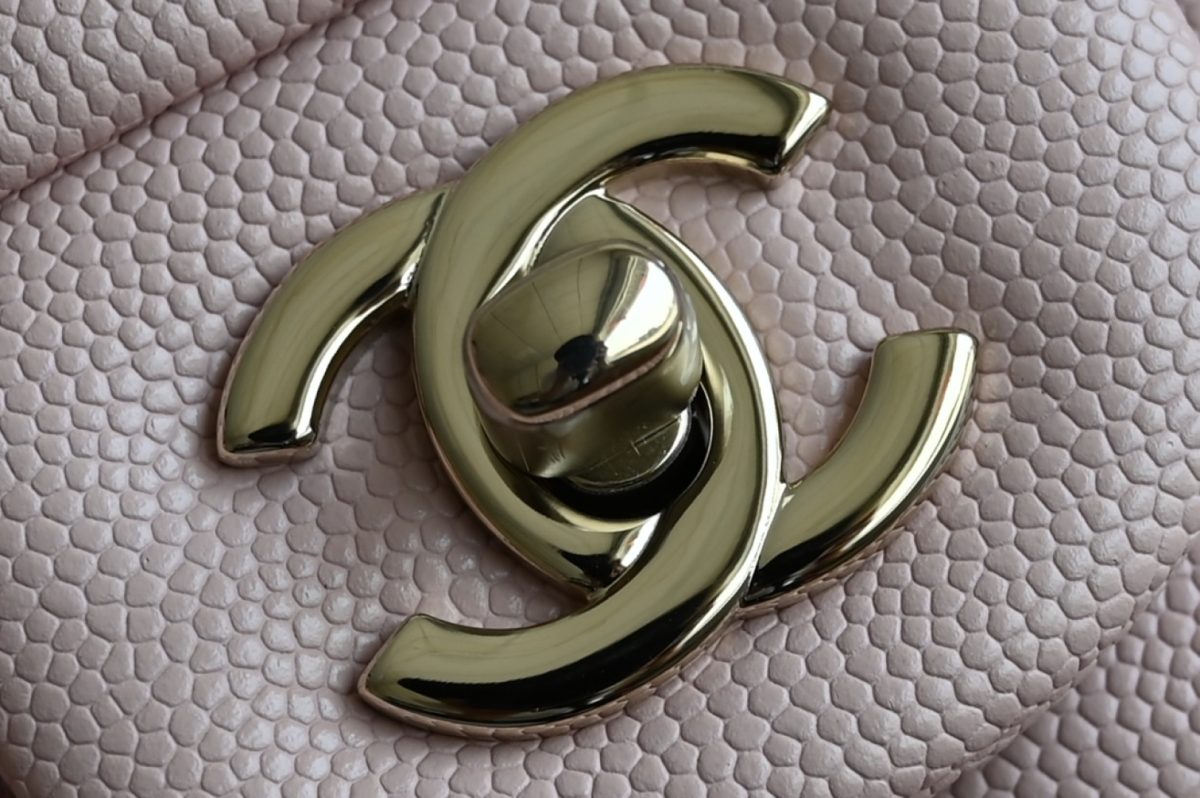 Chanel Classic Flap Caviar Bag - Image 6