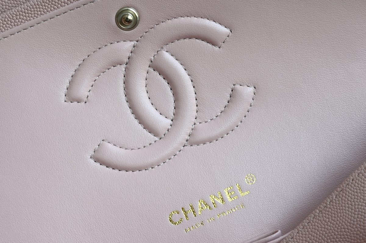 Chanel Classic Flap Caviar Bag - Image 8