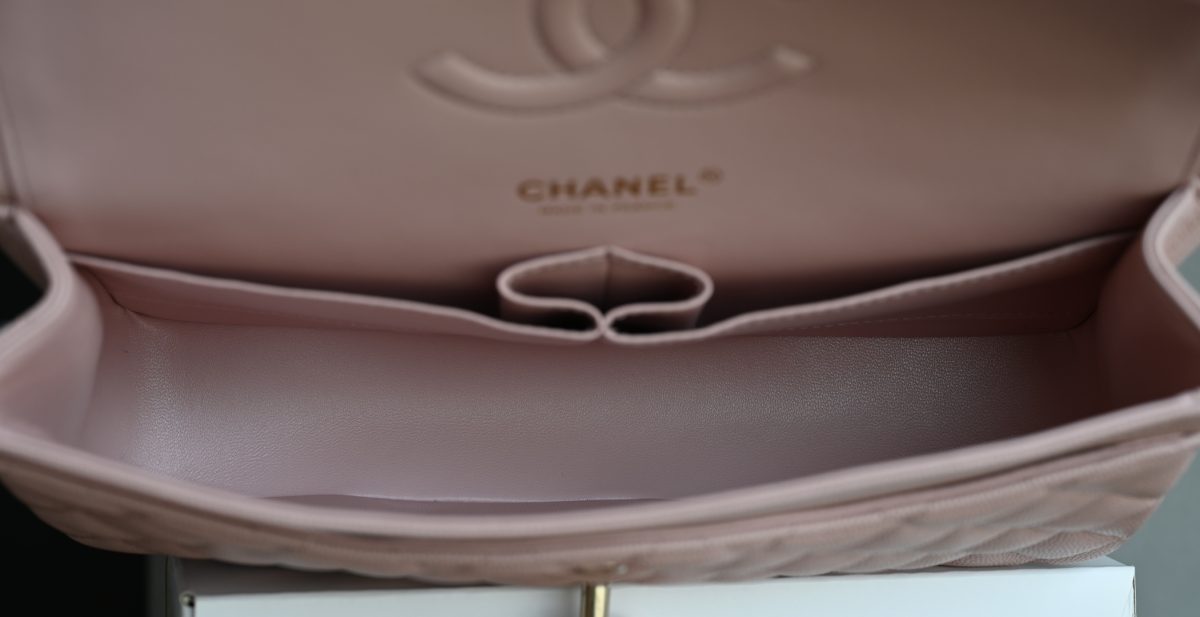 Chanel Classic Flap Caviar Bag - Image 9