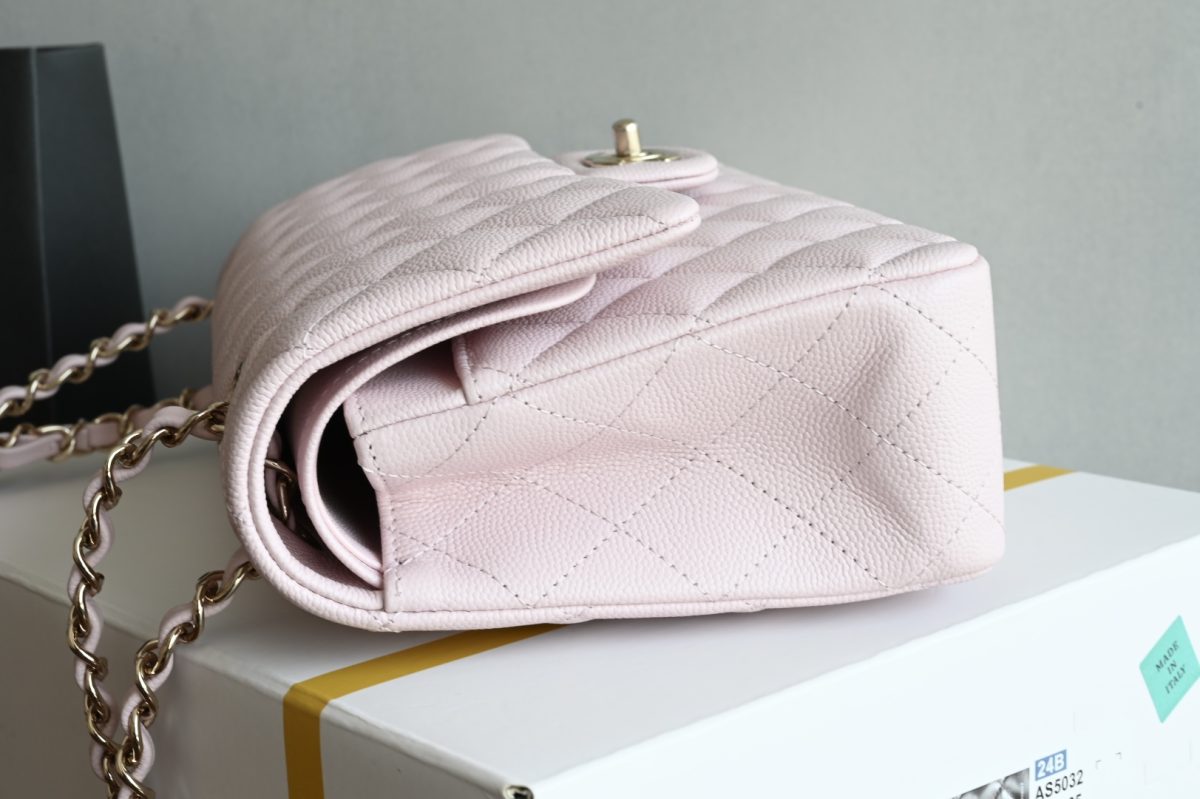 Chanel Classic Flap Caviar Bag - Image 4