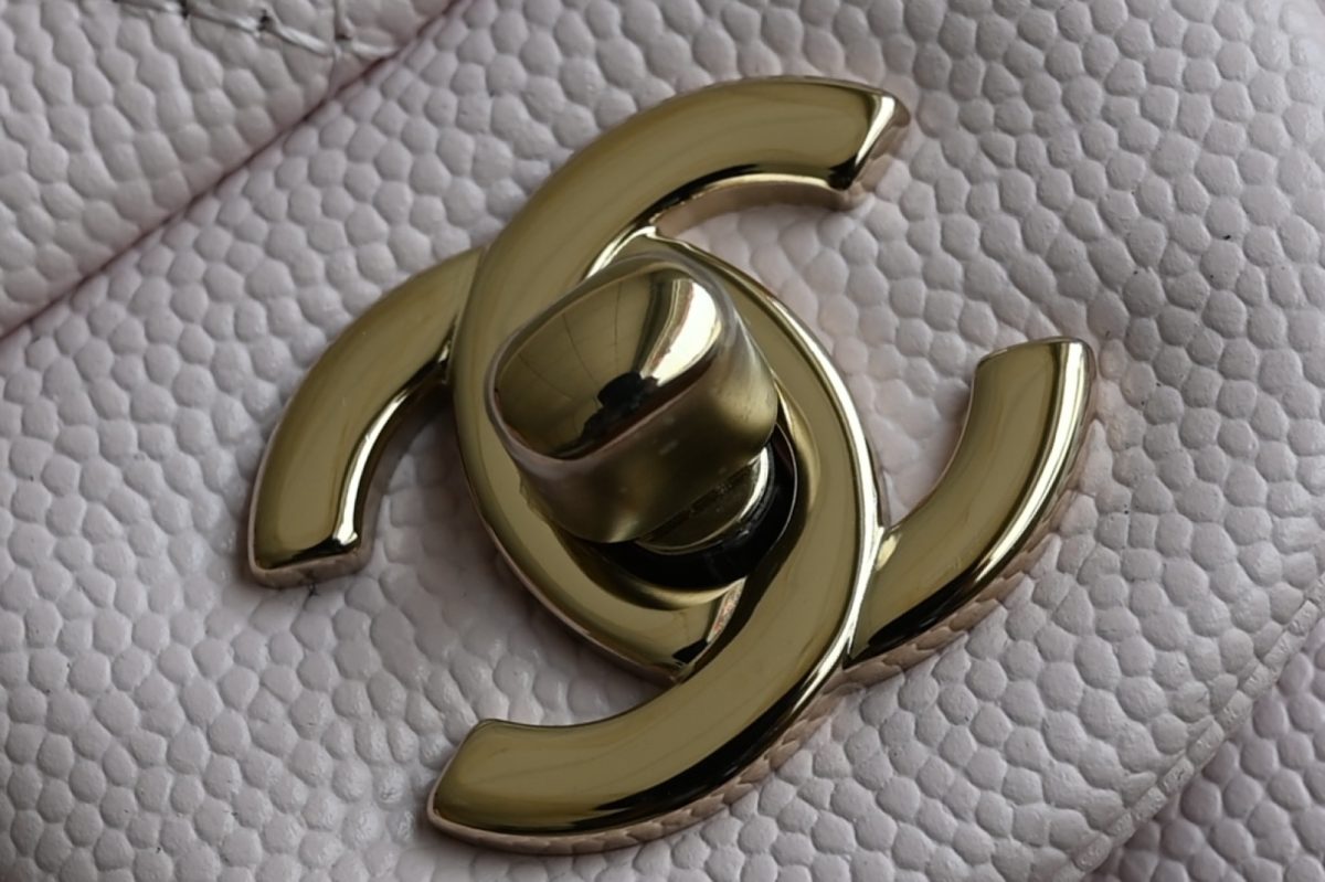 Chanel Classic Flap Caviar Bag - Image 6