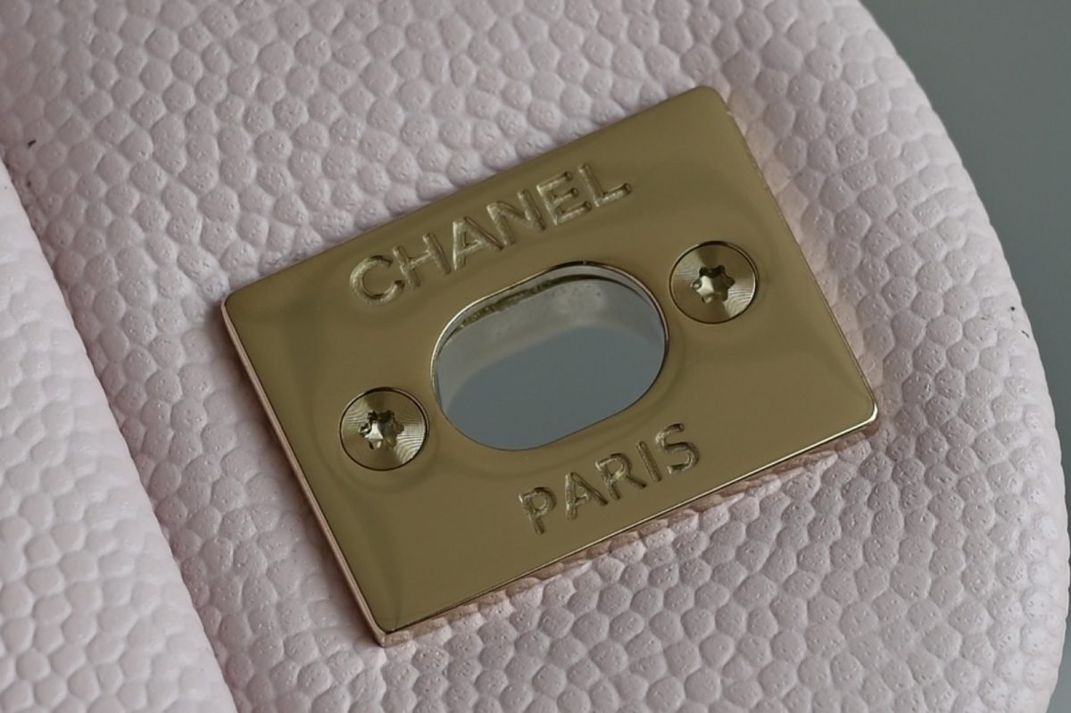 Chanel Classic Flap Caviar Bag - Image 7