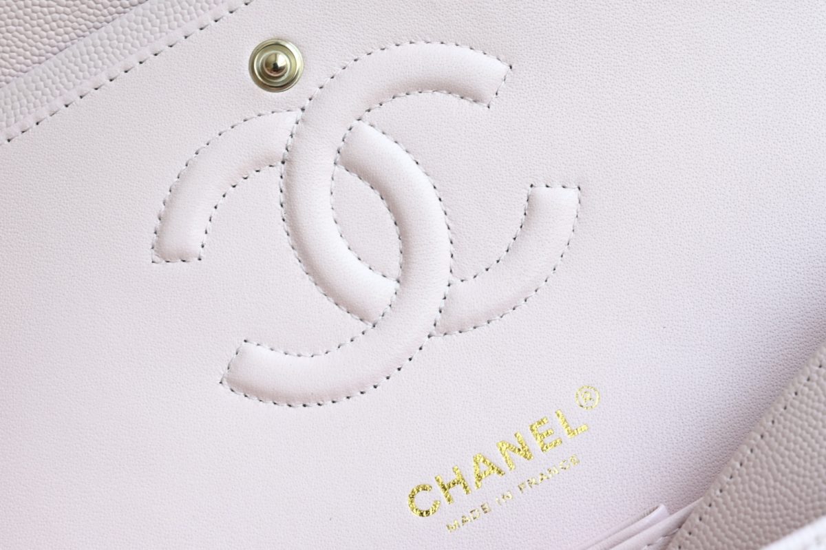 Chanel Classic Flap Caviar Bag - Image 8