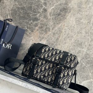 Dior Hit the Road Messenger Bag with Flap