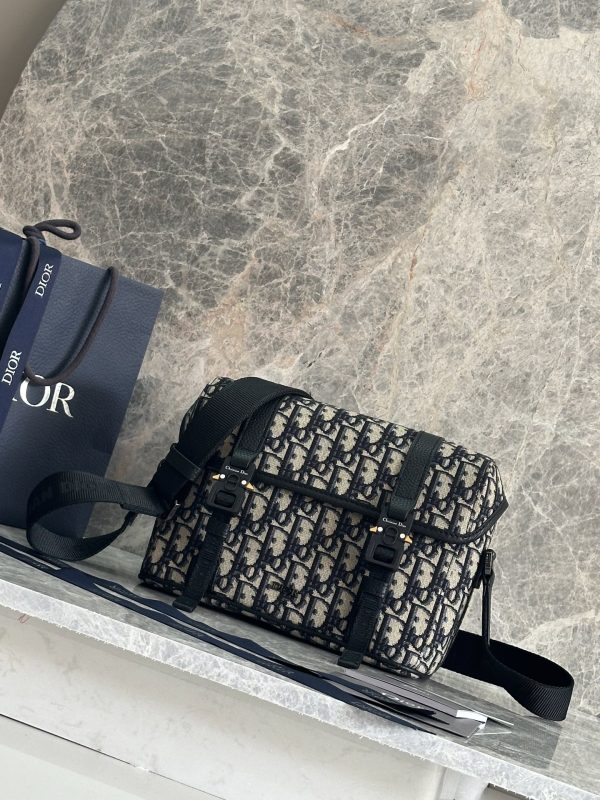 Dior Hit the Road Messenger Bag with Flap