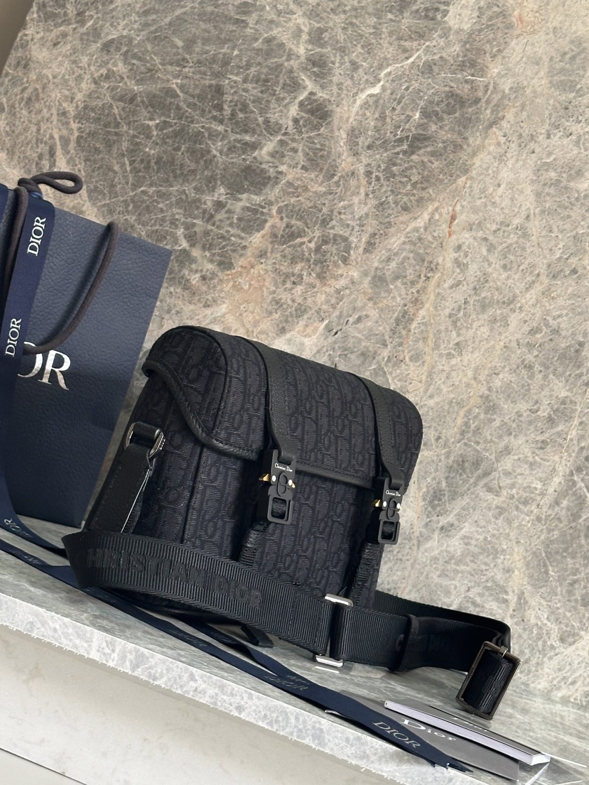 Dior Hit the Road Messenger Bag with Flap - Image 2