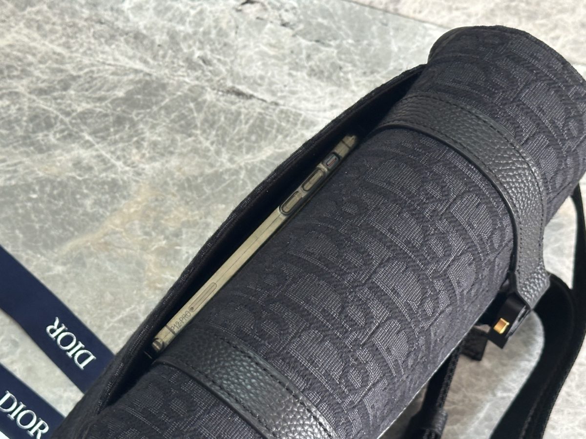 Dior Hit the Road Messenger Bag with Flap - Image 8