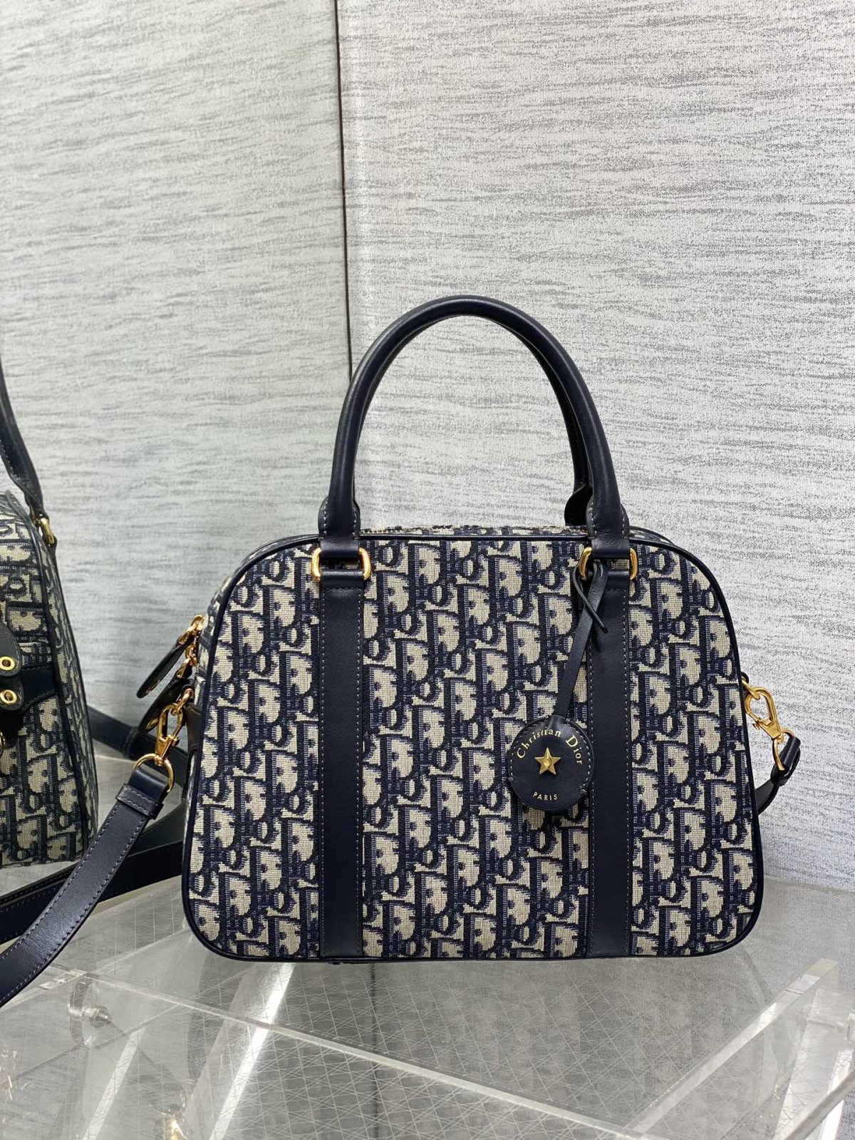 Dior Large D-Vibe Bowling Bag - Image 1