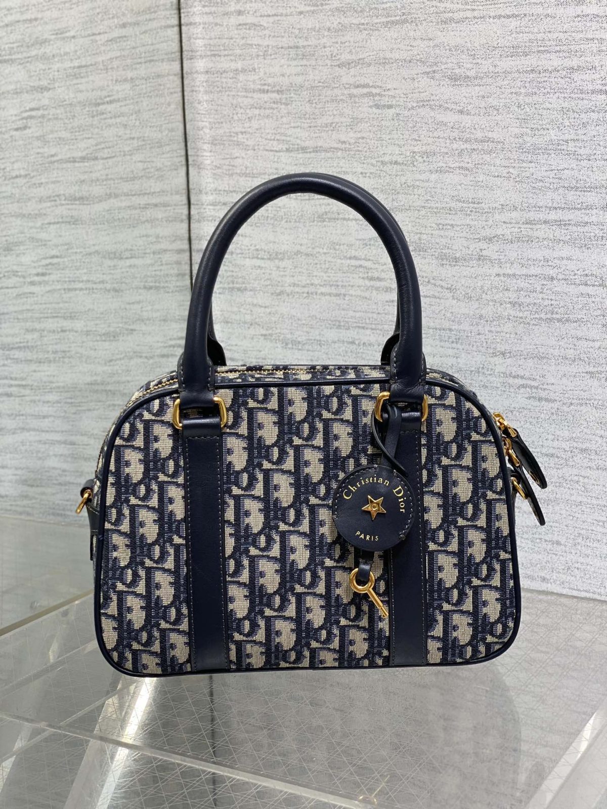 Dior Medium D-Vibe Bowling Bag - Image 2