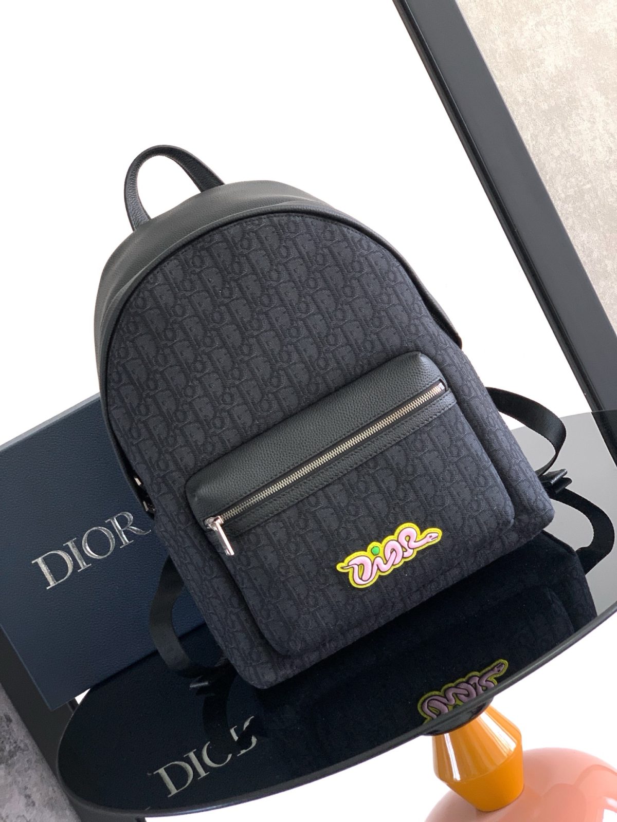 DIOR AND KAWS Rider 2.0 Zipped Backpack - Image 1