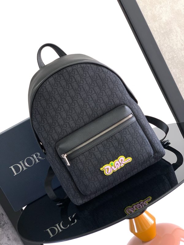 DIOR AND KAWS Rider 2.0 Zipped Backpack