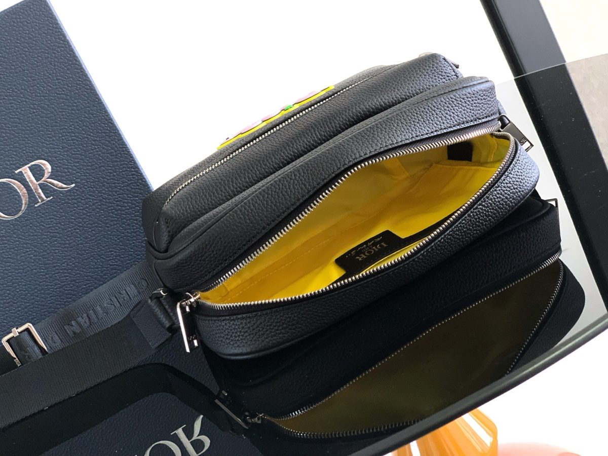 DIOR AND KAWS Mini Rider 2.0 Zipped Messenger Bag - Image 8