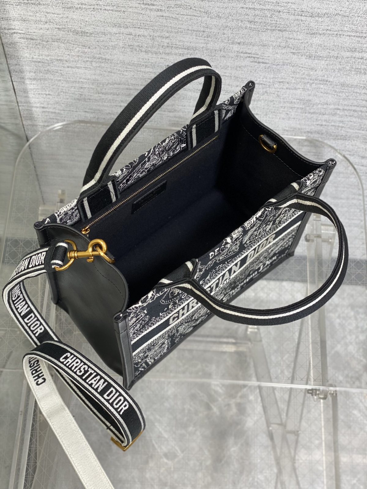 Small Dior Book Tote - Image 8