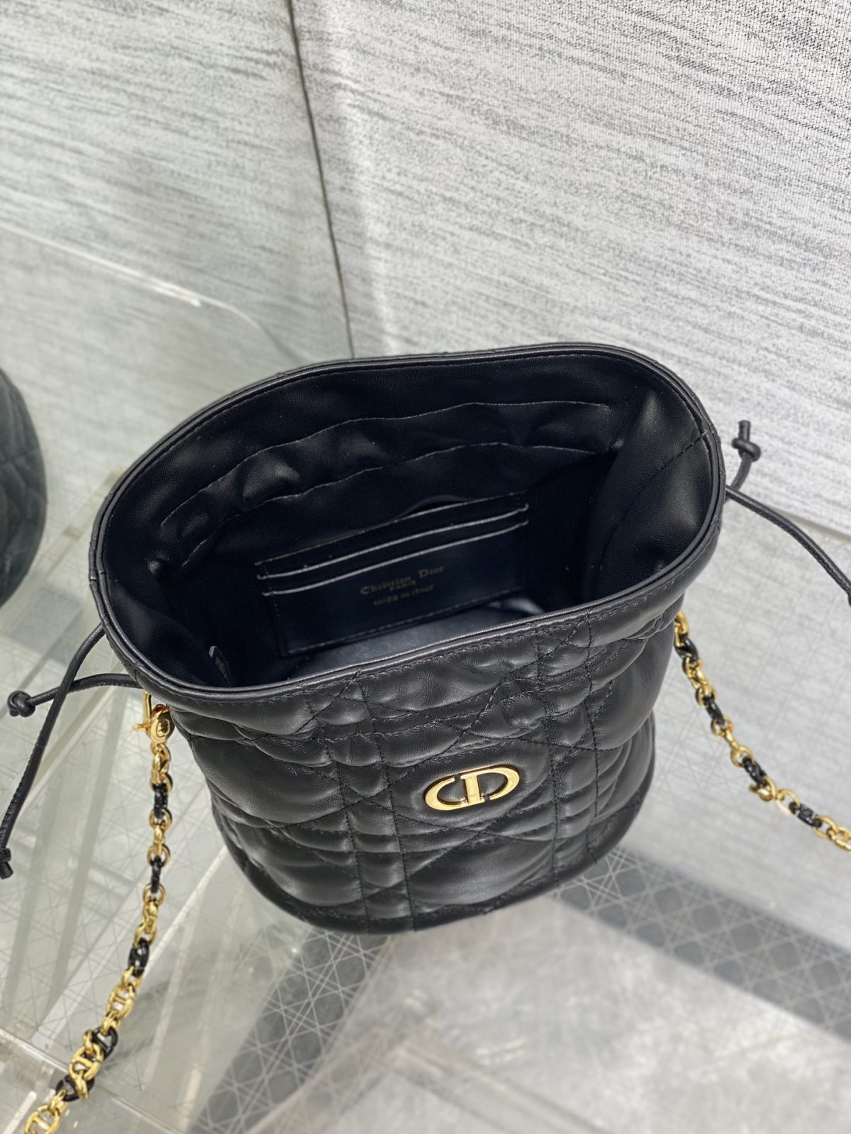 Miss Caro Mini Bucket Bag with Drawstring - Image 8