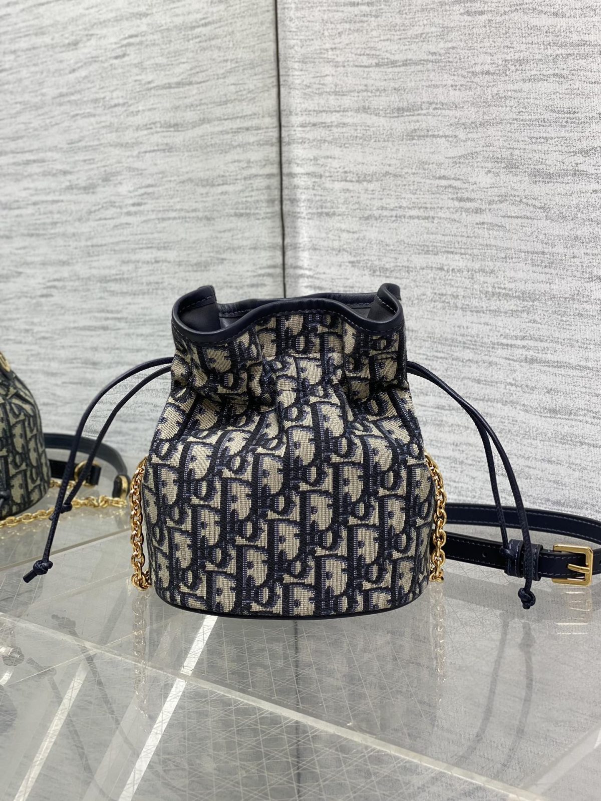 Miss Caro Mini Bucket Bag with Drawstring - Image 4