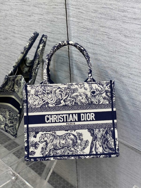 Small Dior Book Tote Bag