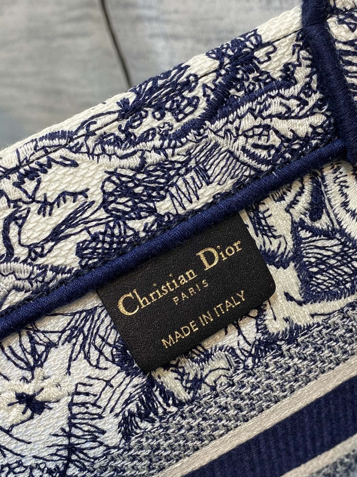 Small Dior Book Tote Bag - Image 9