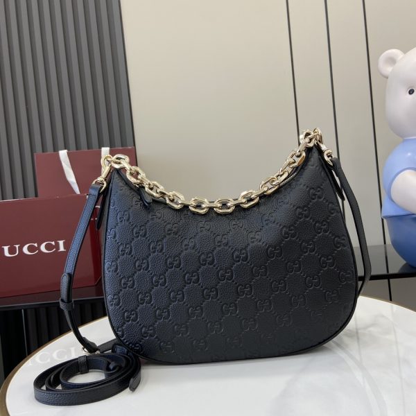 Gucci Emblem Shoulder Bag