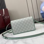 Gucci Emblem Wallet With Leather Strap - Image 4