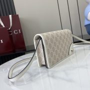 Gucci Emblem Wallet With Leather Strap - Image 2