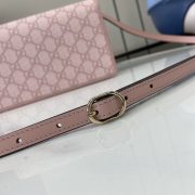 Gucci Emblem Wallet With Leather Strap - Image 3