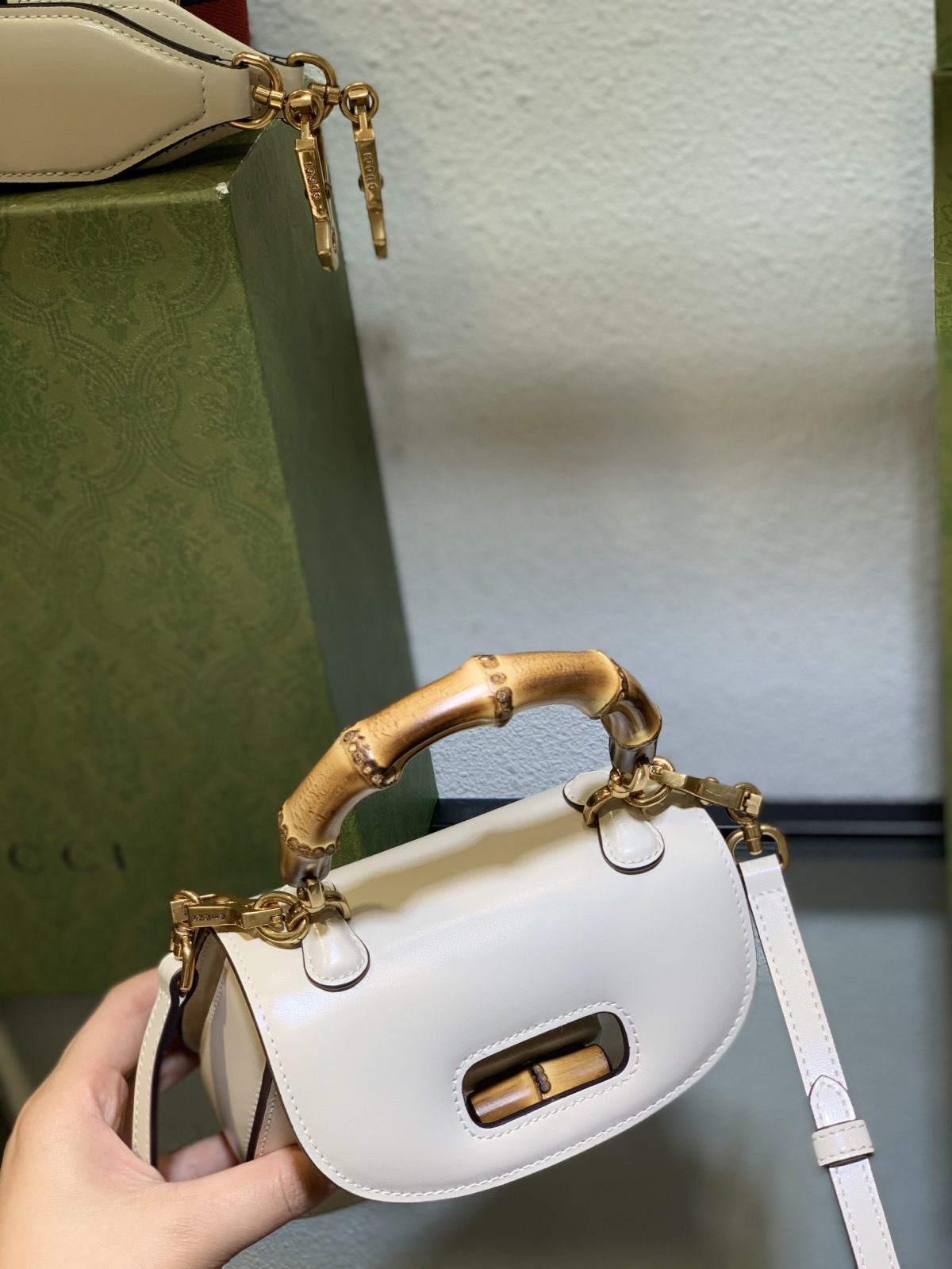Gucci Bamboo 1947 Mini Bag - Image 6