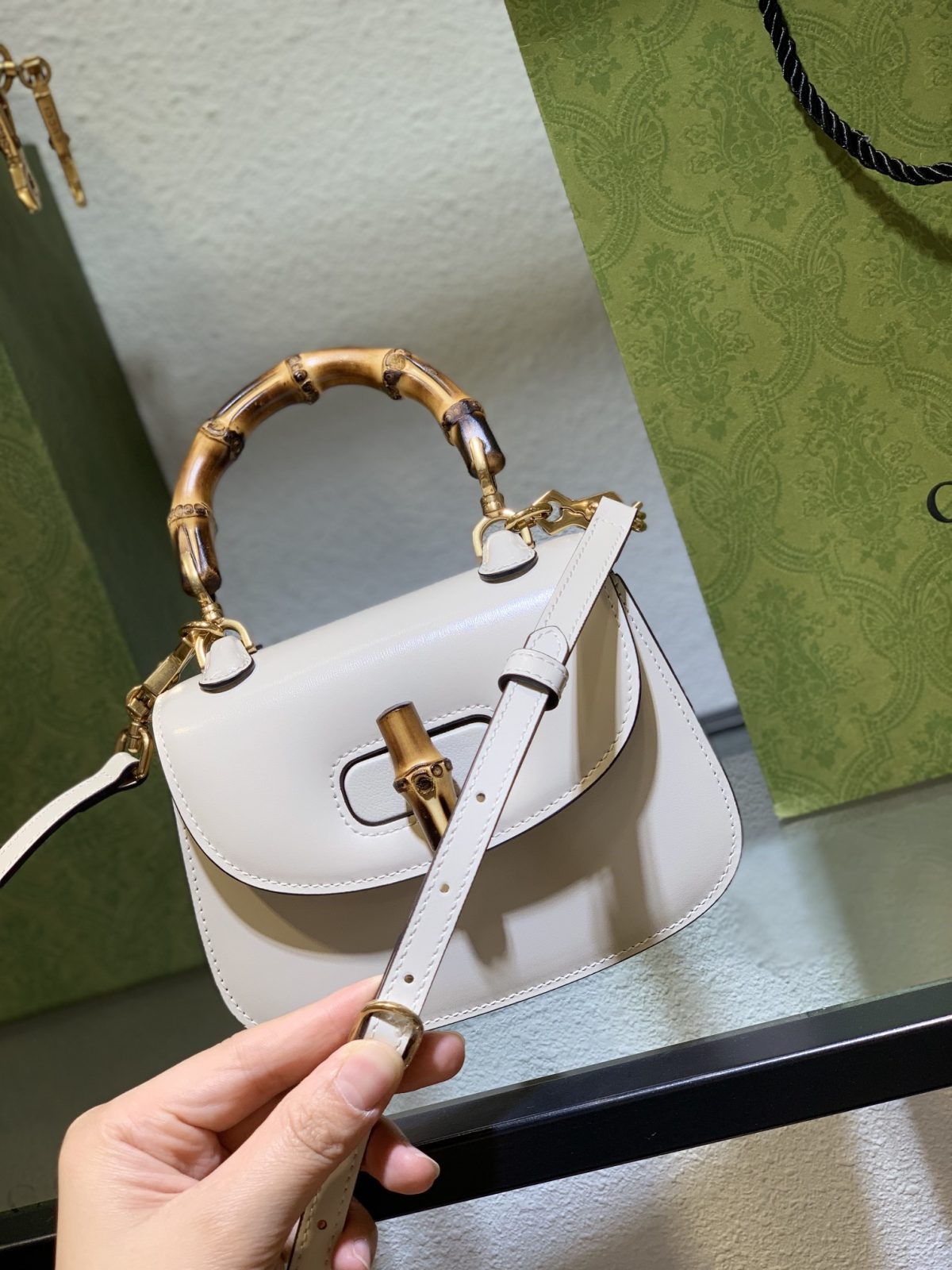 Gucci Bamboo 1947 Mini Bag - Image 3