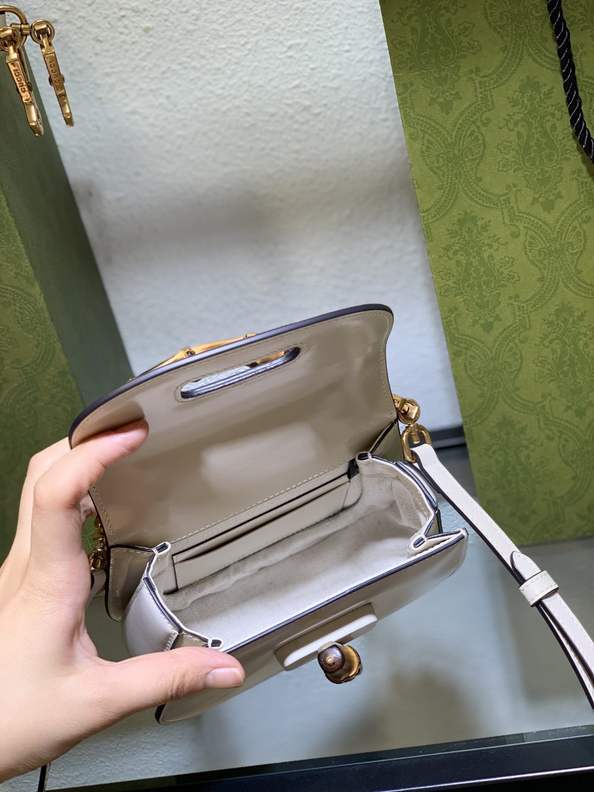 Gucci Bamboo 1947 Mini Bag - Image 8