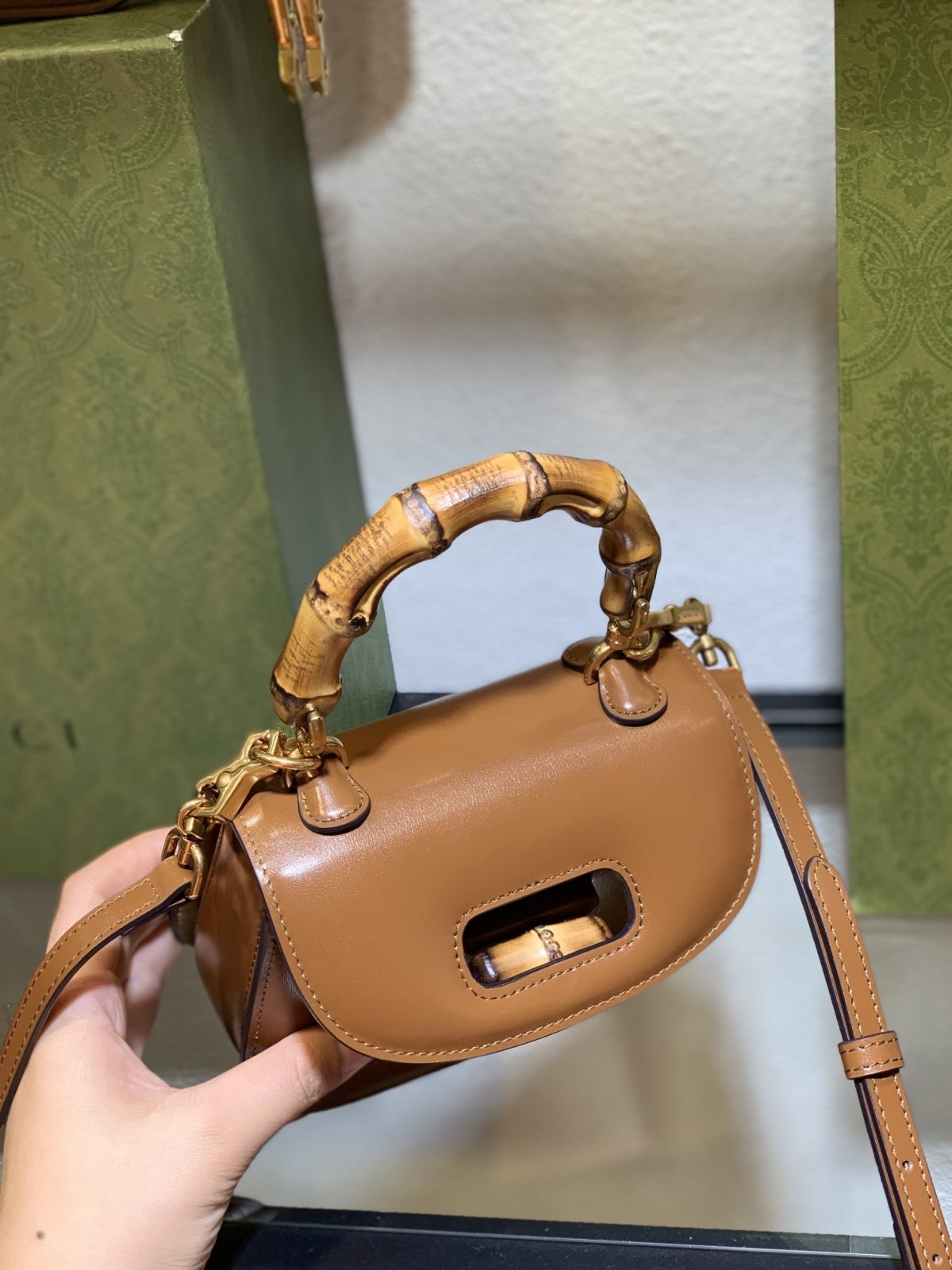 Gucci Bamboo 1947 Mini Bag - Image 5