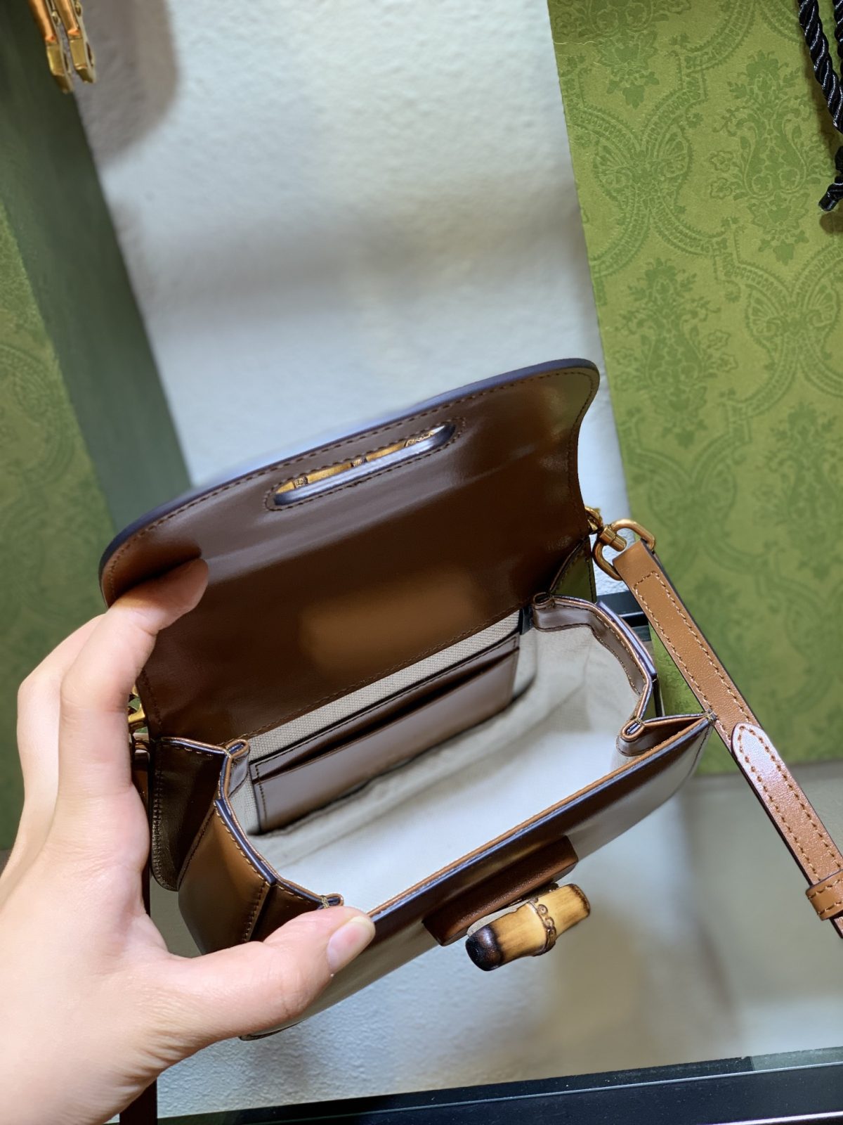Gucci Bamboo 1947 Mini Bag - Image 7