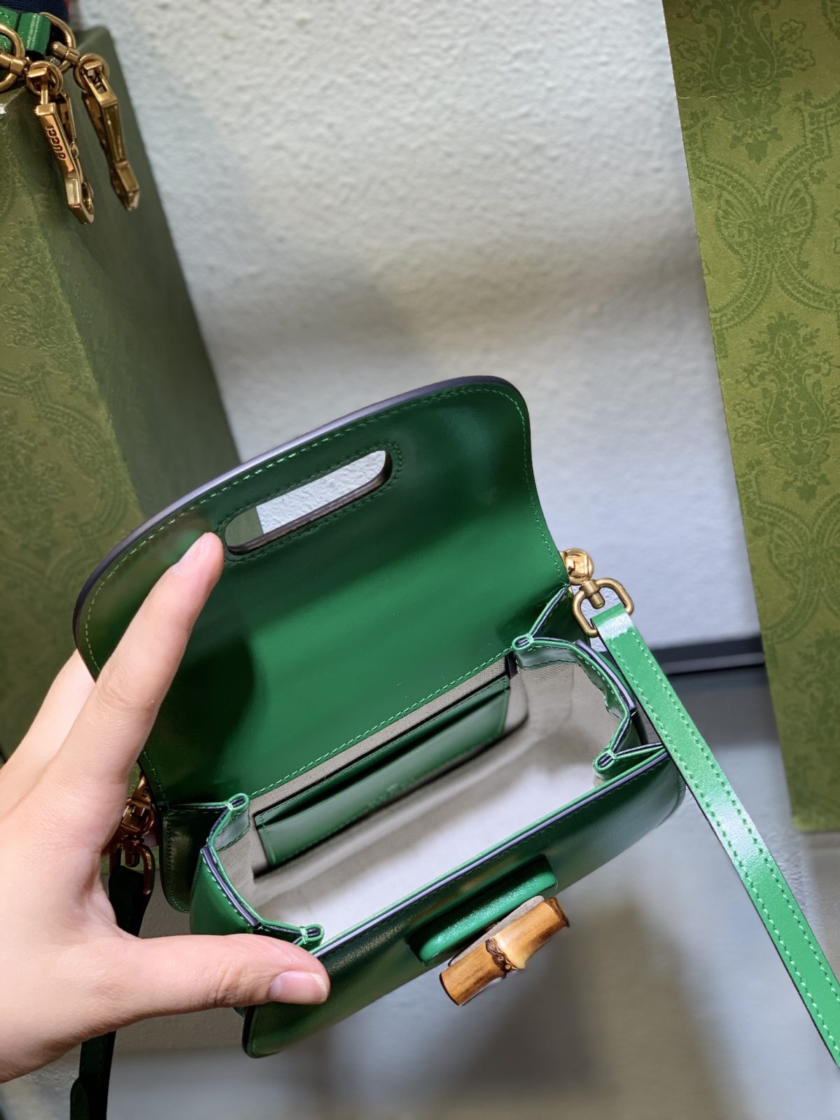 Gucci Bamboo 1947 Mini Bag - Image 8