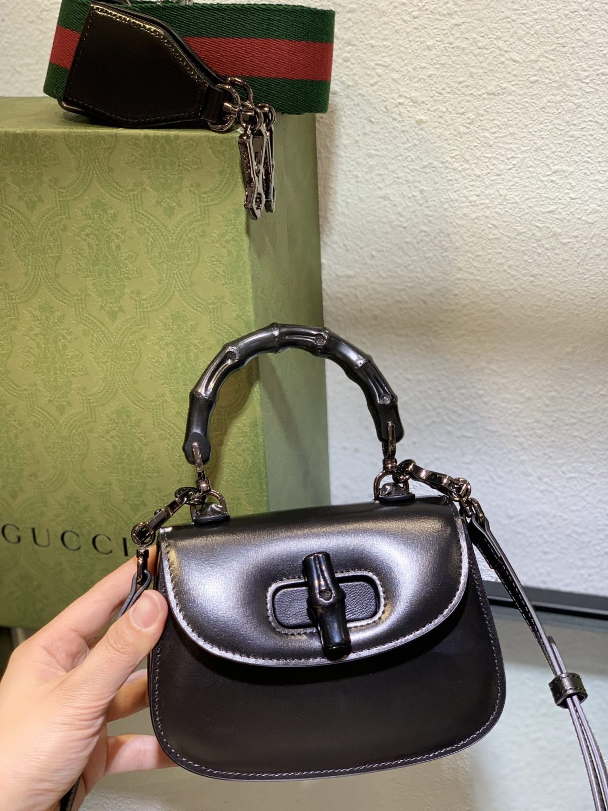 Gucci Bamboo 1947 Mini Bag - Image 4