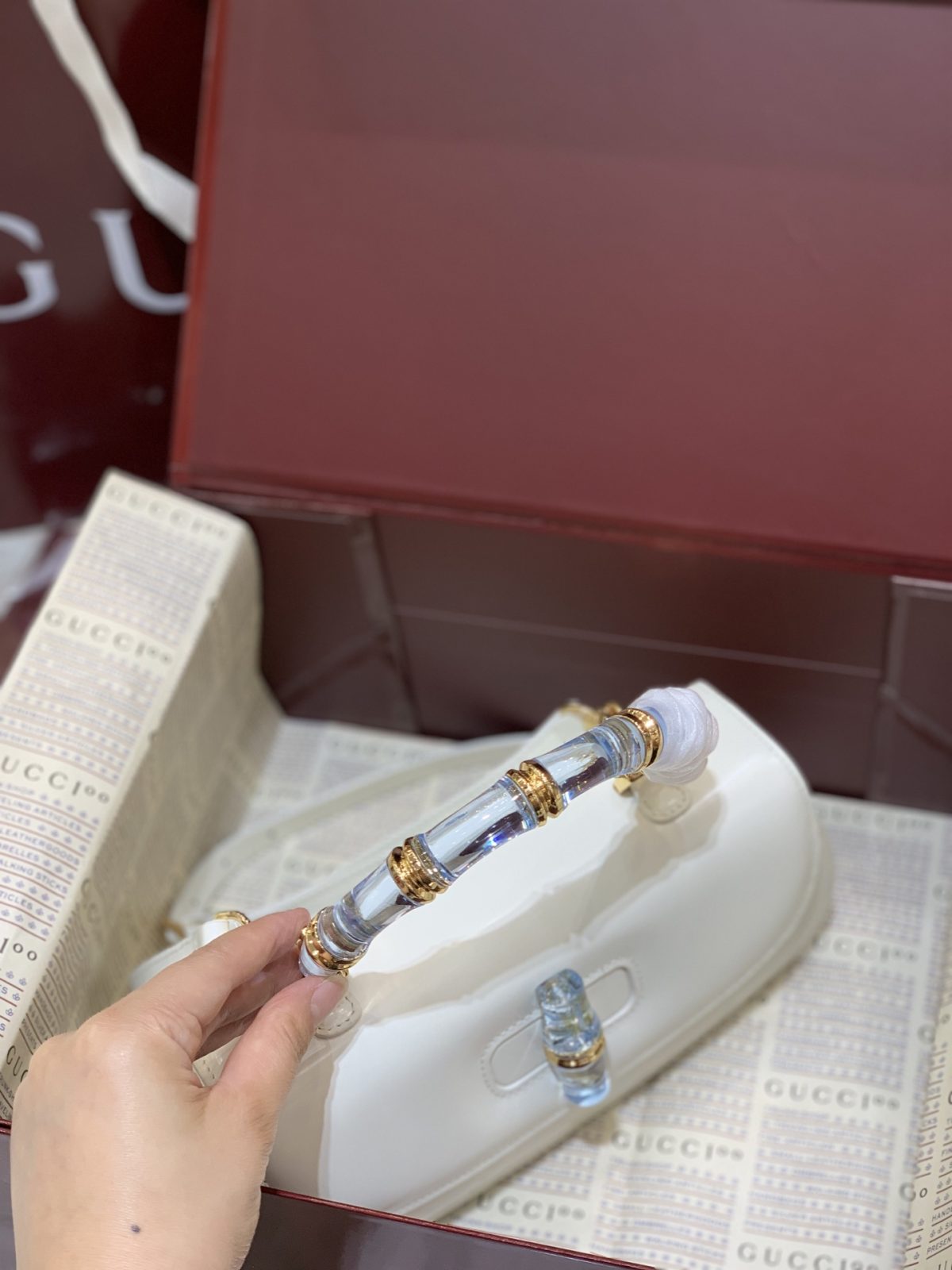 Gucci Bamboo Diva Medium Bag - Image 7