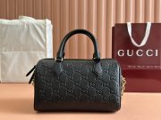 Gucci Emblem Handle Tote - Image 3