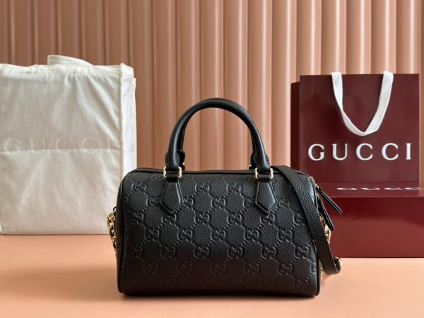 Gucci Emblem Handle Tote