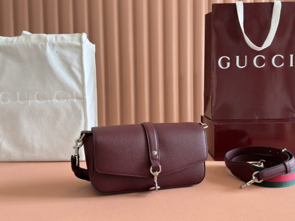 Gucci Small Crossbody Bag With Hook Closure