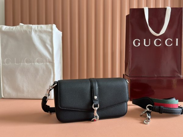 Gucci Small Crossbody Bag With Hook Closure