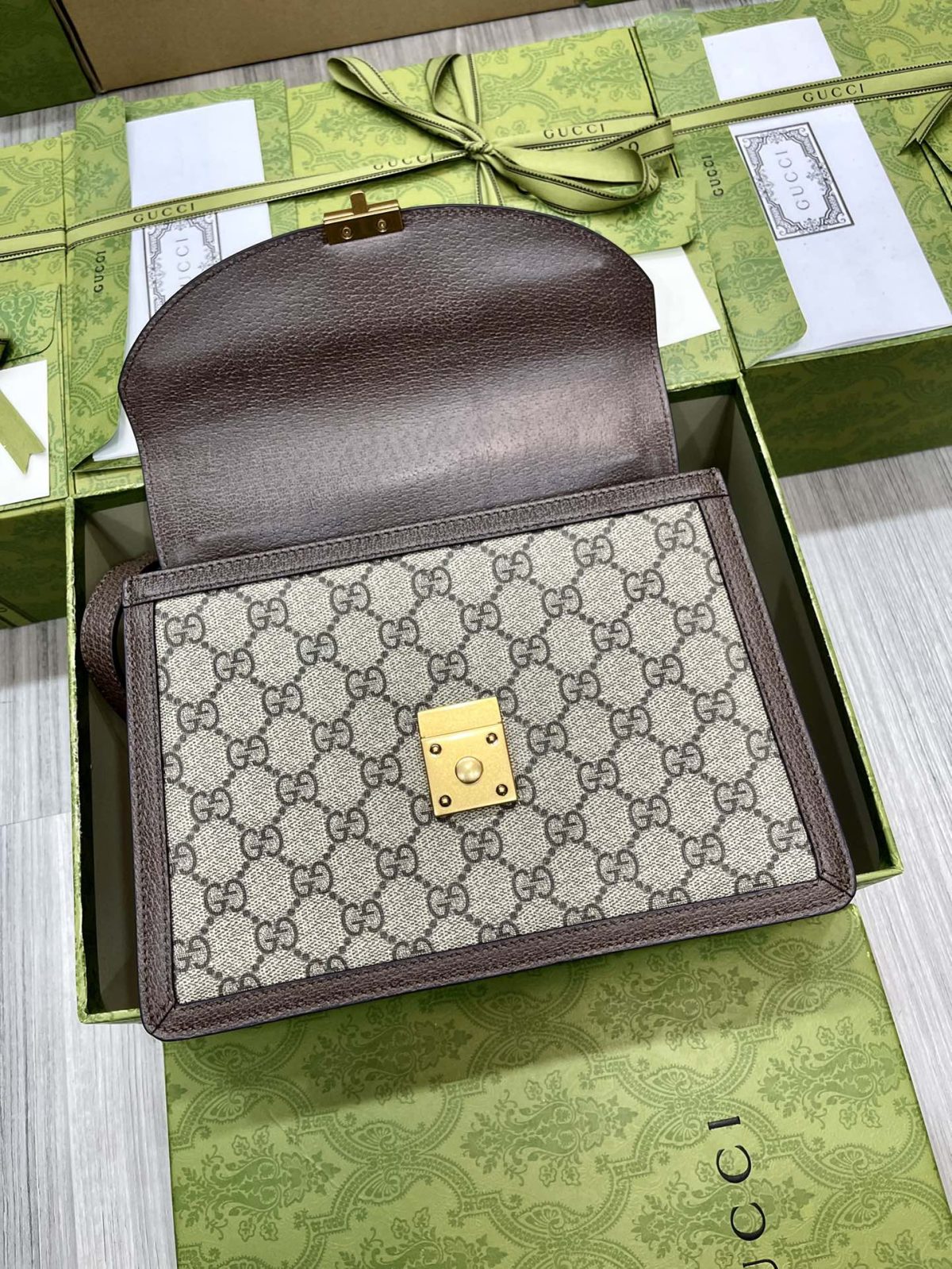 Gucci Ophidia Medium Top Handle Bag - Image 7