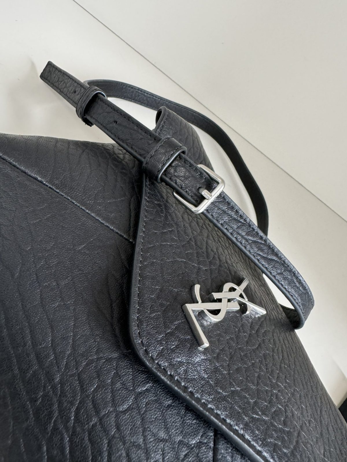 Yves Saint Laurent Cassandre Envelope Messenger In Lambskin - Image 6