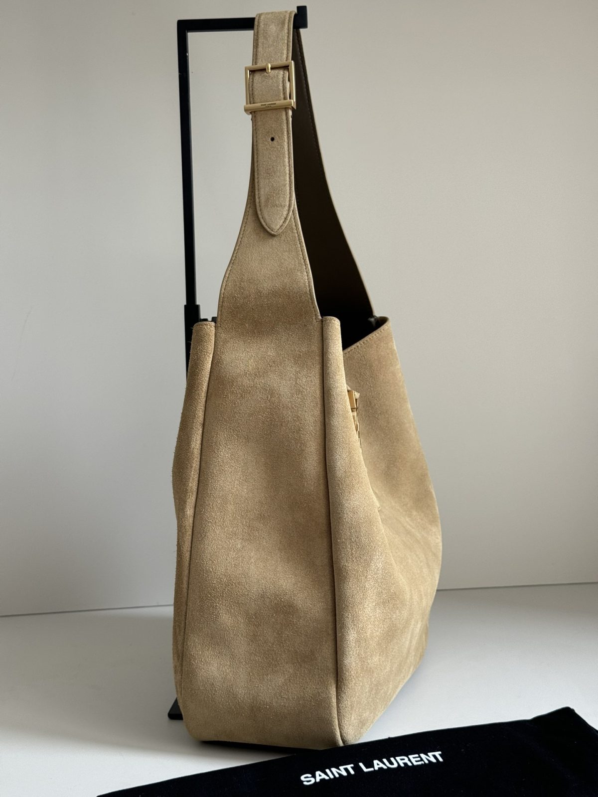 Yves Saint Laurent LE5A7 Large In Suede - Image 4