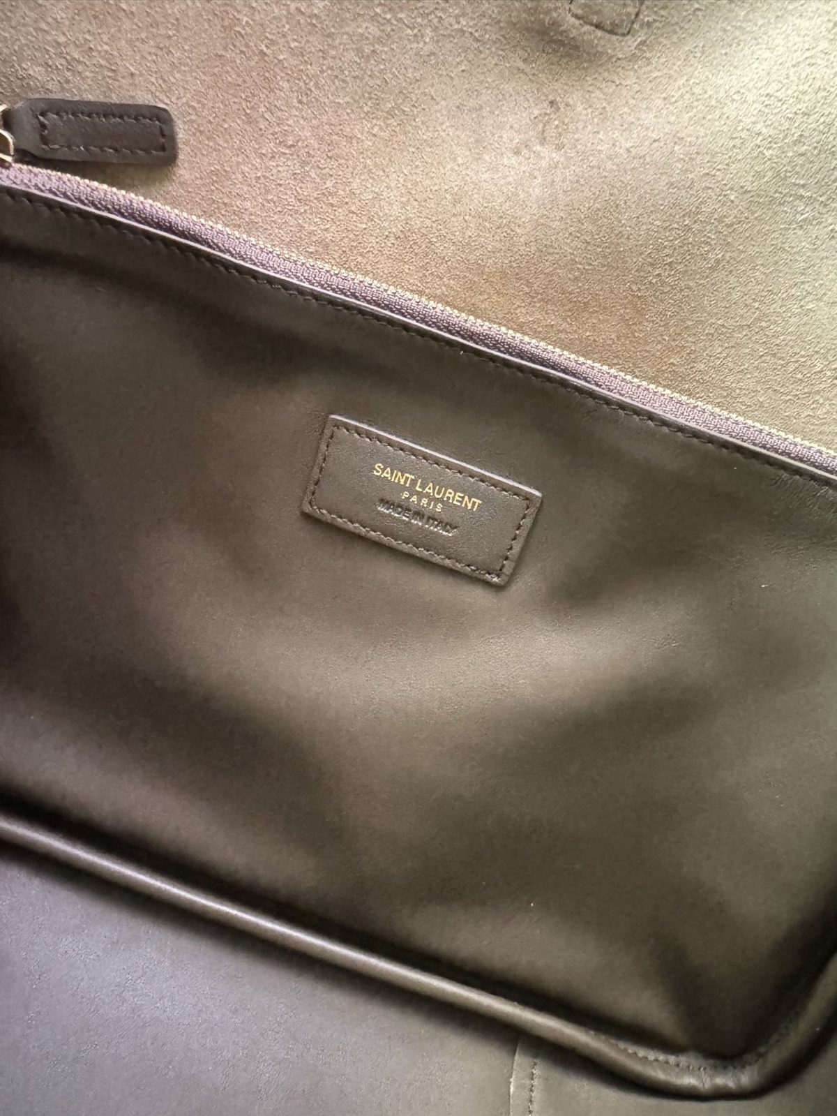 Yves Saint Laurent LE5A7 Large In Suede - Image 8