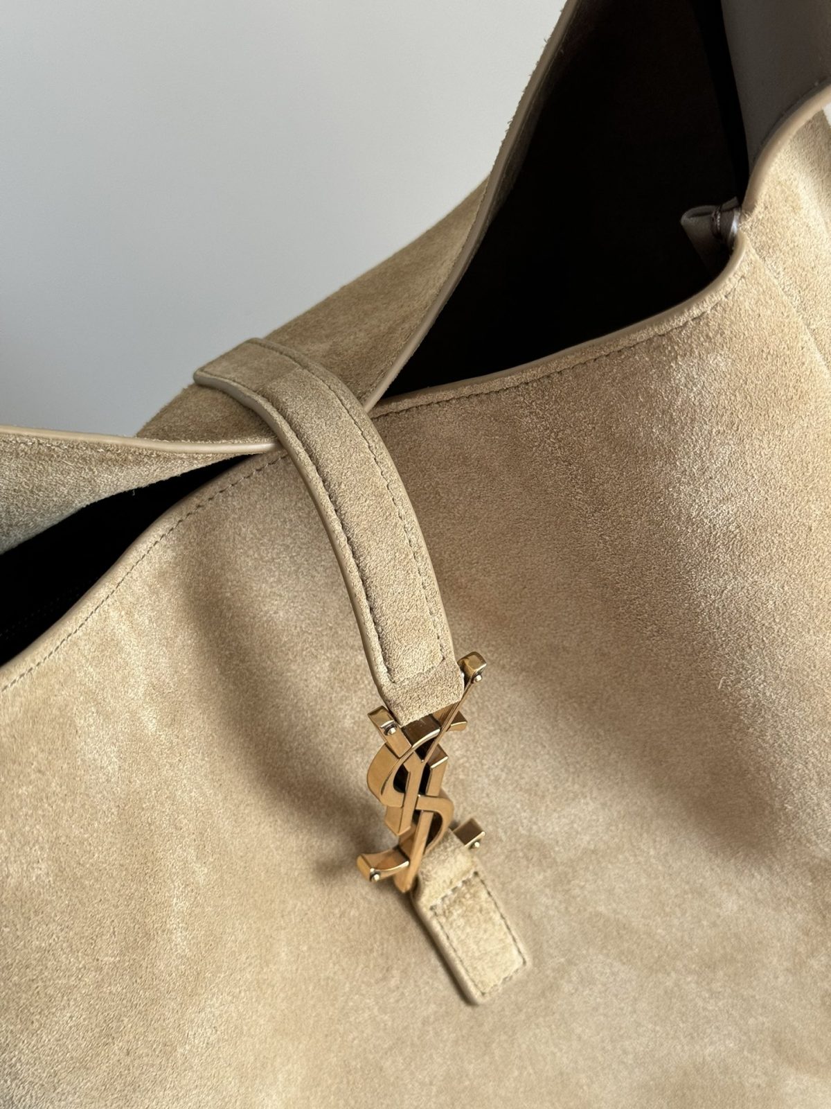 Yves Saint Laurent LE5A7 Large In Suede - Image 6