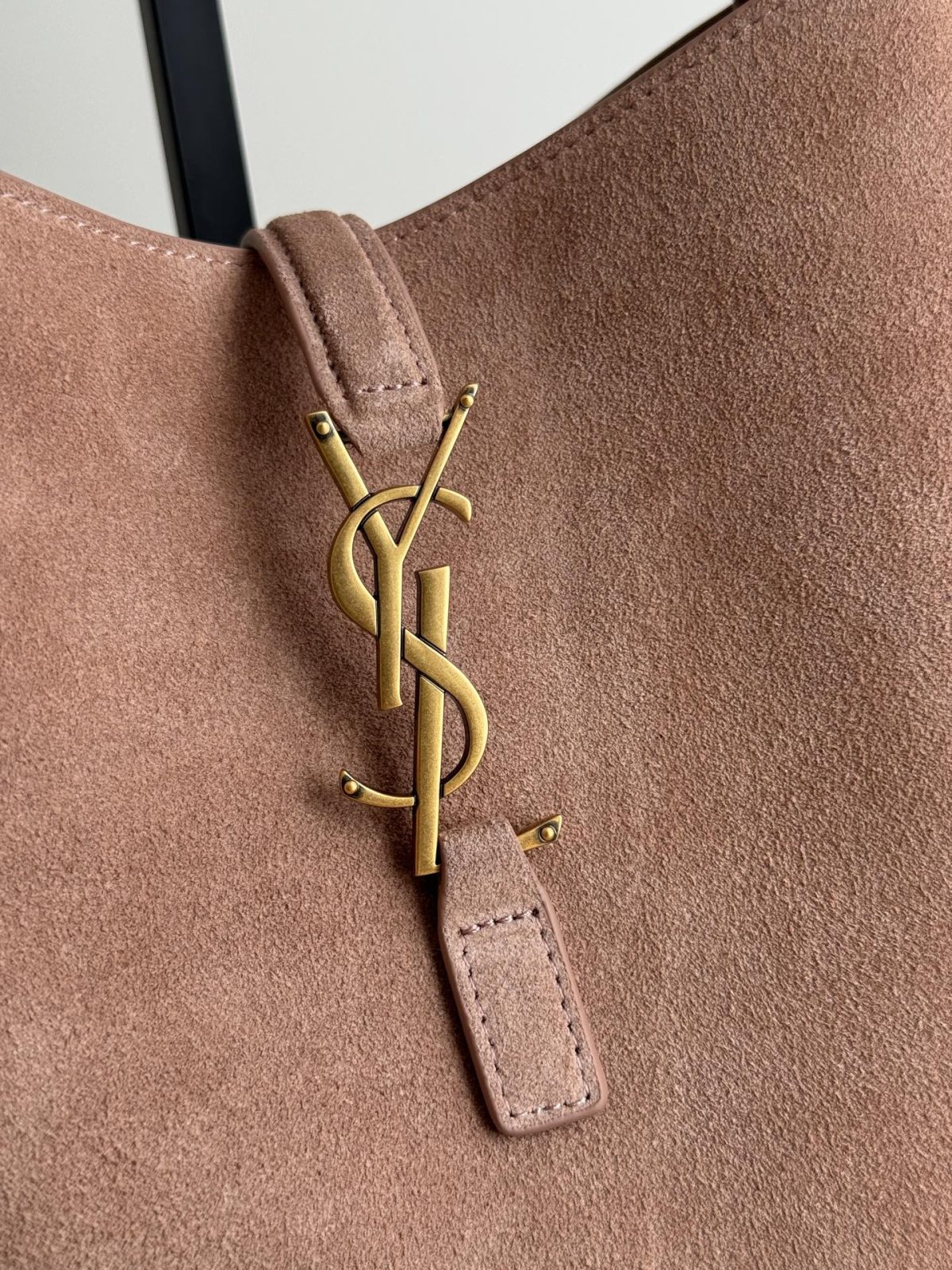 Yves Saint Laurent LE5A7 Large In Suede - Image 5