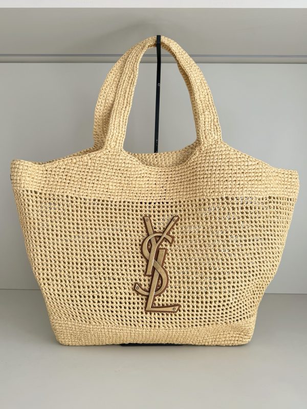 Yves Saint Laurent Icare In Raffia