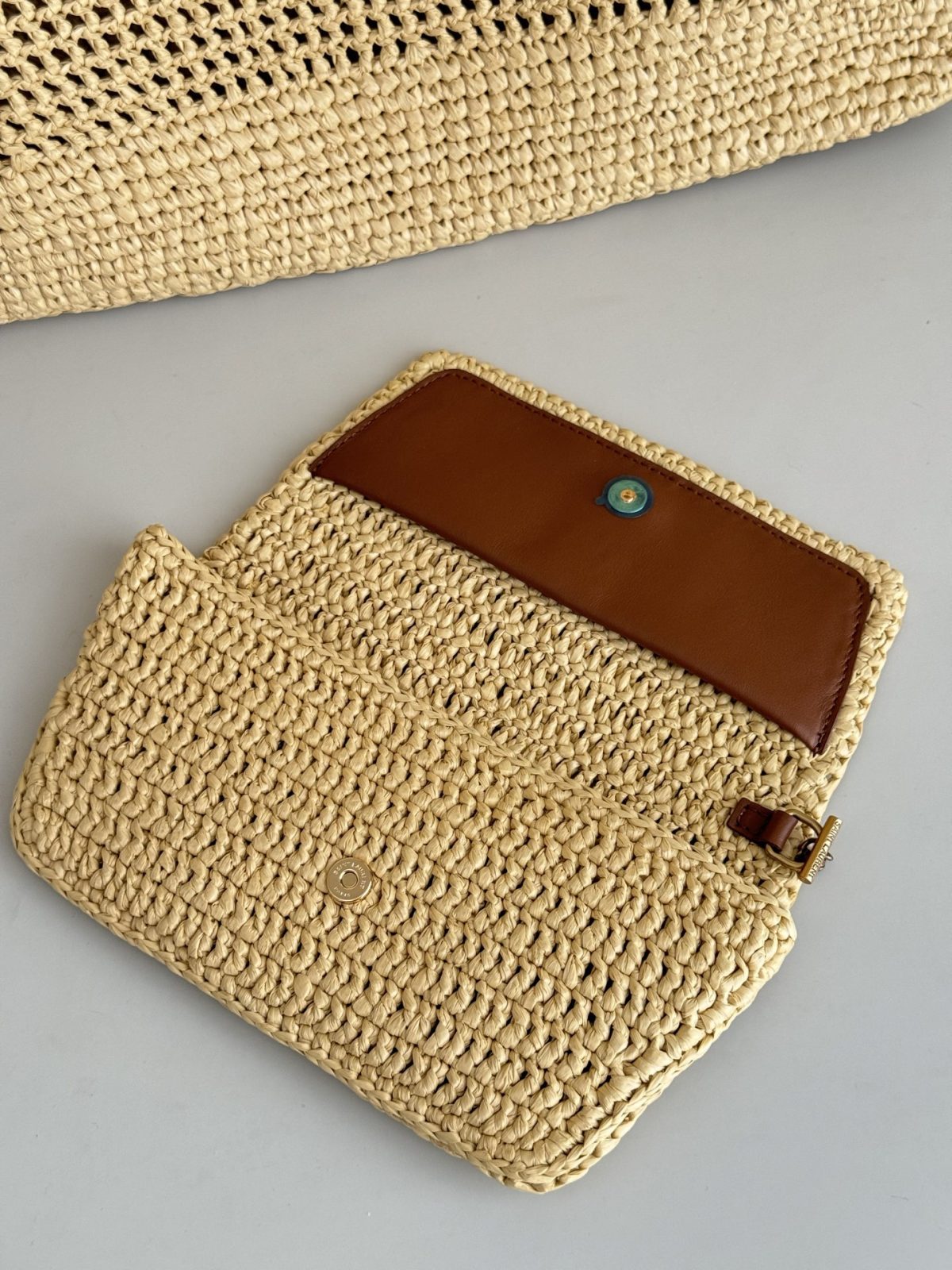 Yves Saint Laurent Icare In Raffia - Image 8