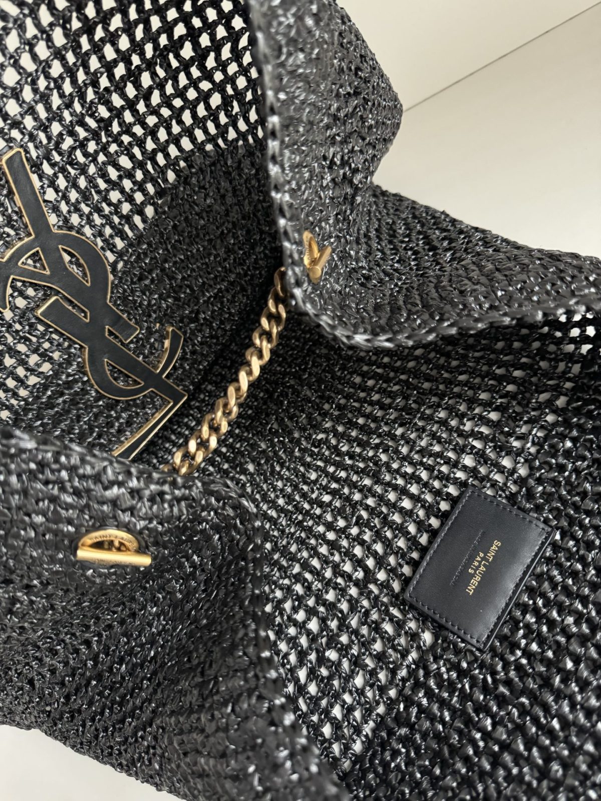 Yves Saint Laurent Icare In Raffia - Image 8